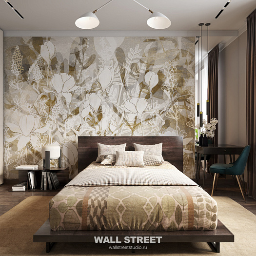 Фотообои в интерьере артикул 22245, ФЛО / FLO, Wall street