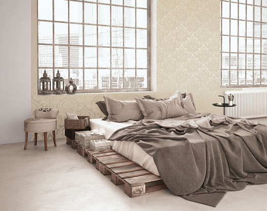 Обои в интерьере артикул 36668-2, Di Seta, AS Creation Обои в интерьере артикул 36668-2, Di Seta, AS Creation